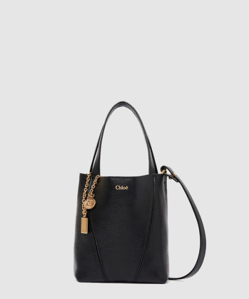 그레인드 가죽 스몰 Chloé Spin 토트백 SS812