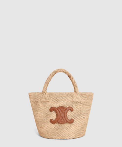 트리오페 라피아 스몰 바스켓백 114352