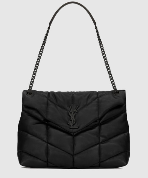 나파 퀼팅 가죽 소재 PUFFER 미디엄 577475