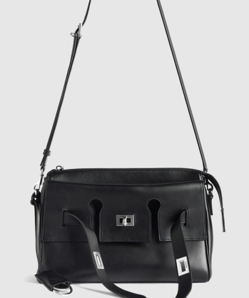 벨 에어 지퍼 메신저 백 스몰 블랙 834032