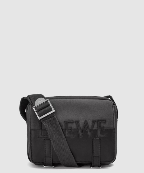 리터리 메신저 백 - 소프트 그레인 카프스킨 & 캔버스