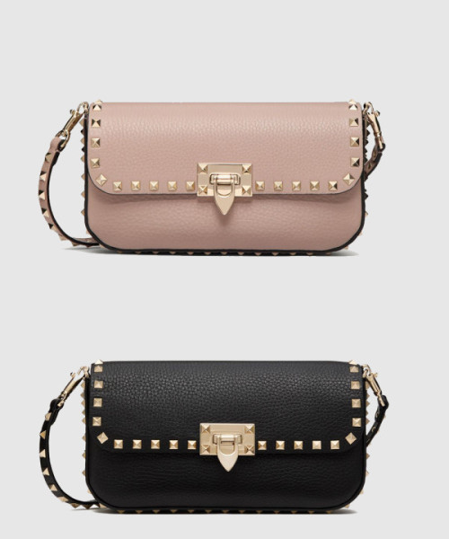 가라바니 락스터드 그레이니 카프스킨 숄더백