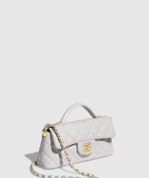 핸들 장식의 미니 플랩백 AS5354