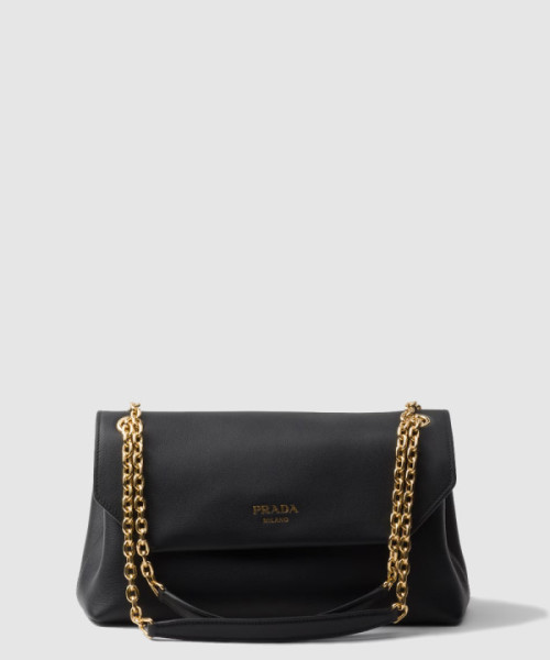 미디엄 레더 숄더백 1BD371