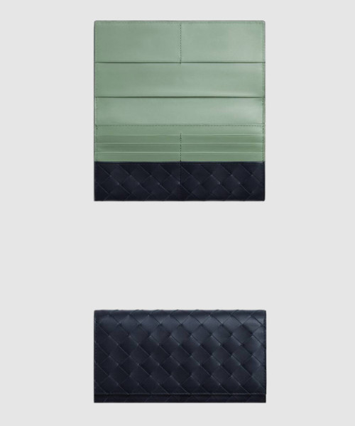 동전 지갑을 갖춘 인트레치아토 장지갑 749438