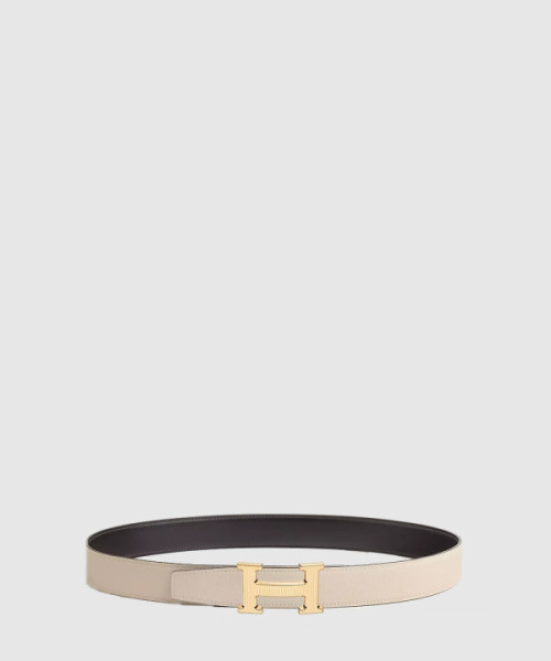 H Striee 벨트 버클 리버서블 가죽 스트랩