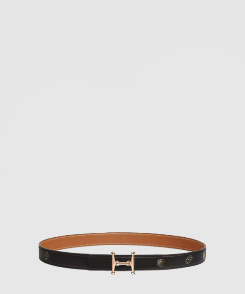 Mors H 벨트 버클 Hermes sur Mer 리버서블 가죽 스트랩